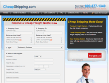 Tablet Screenshot of cheapshipping.com